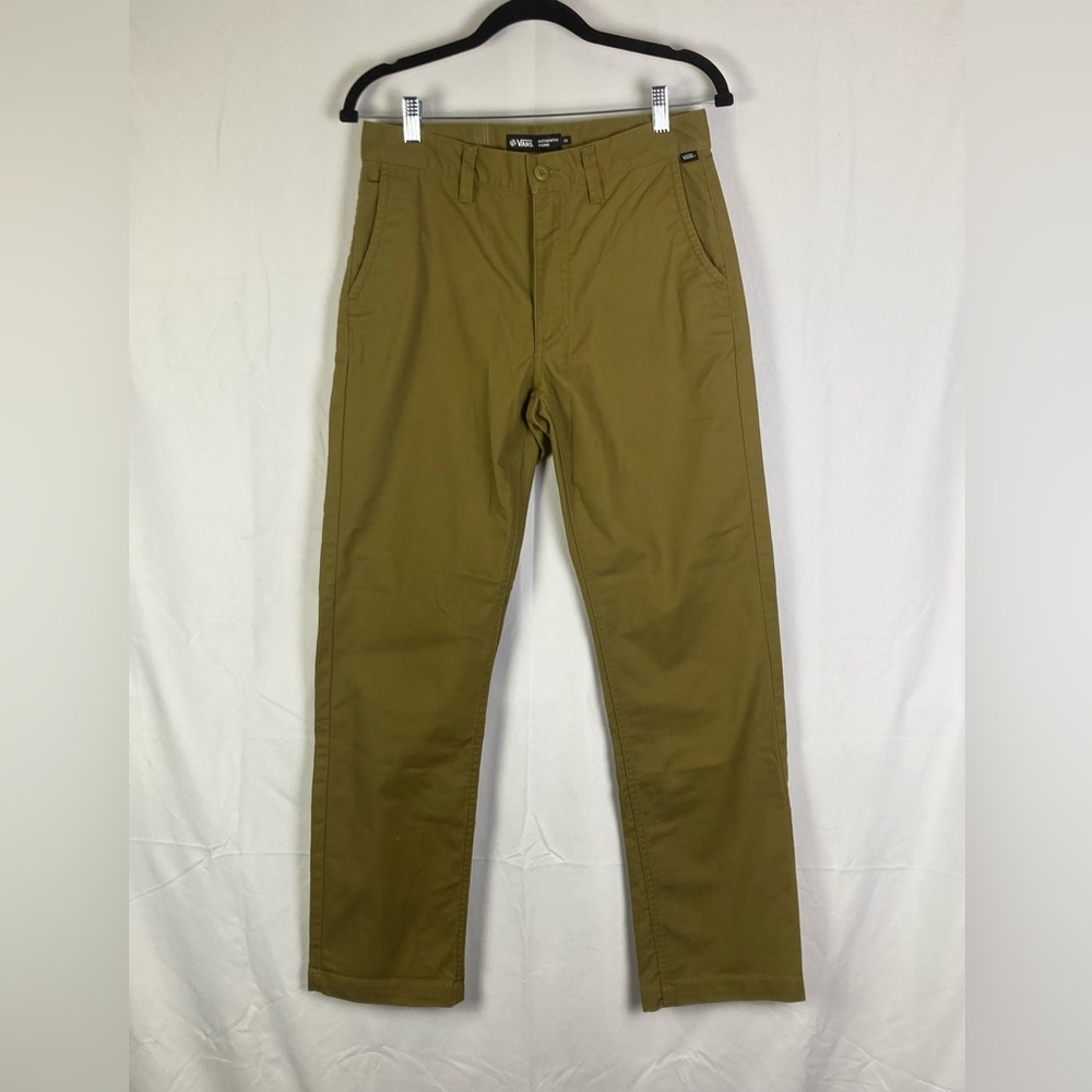 Vans Authentic Chino Pants Men’s Size 29 Olive Green-Tan Casual Skater